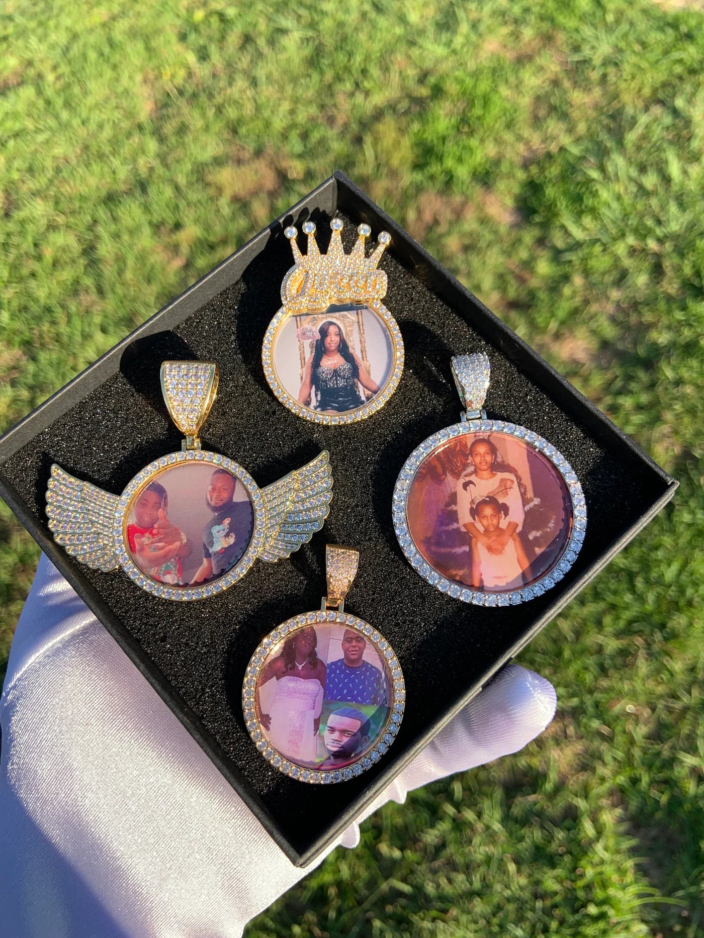 King or Queen Photo Pendant