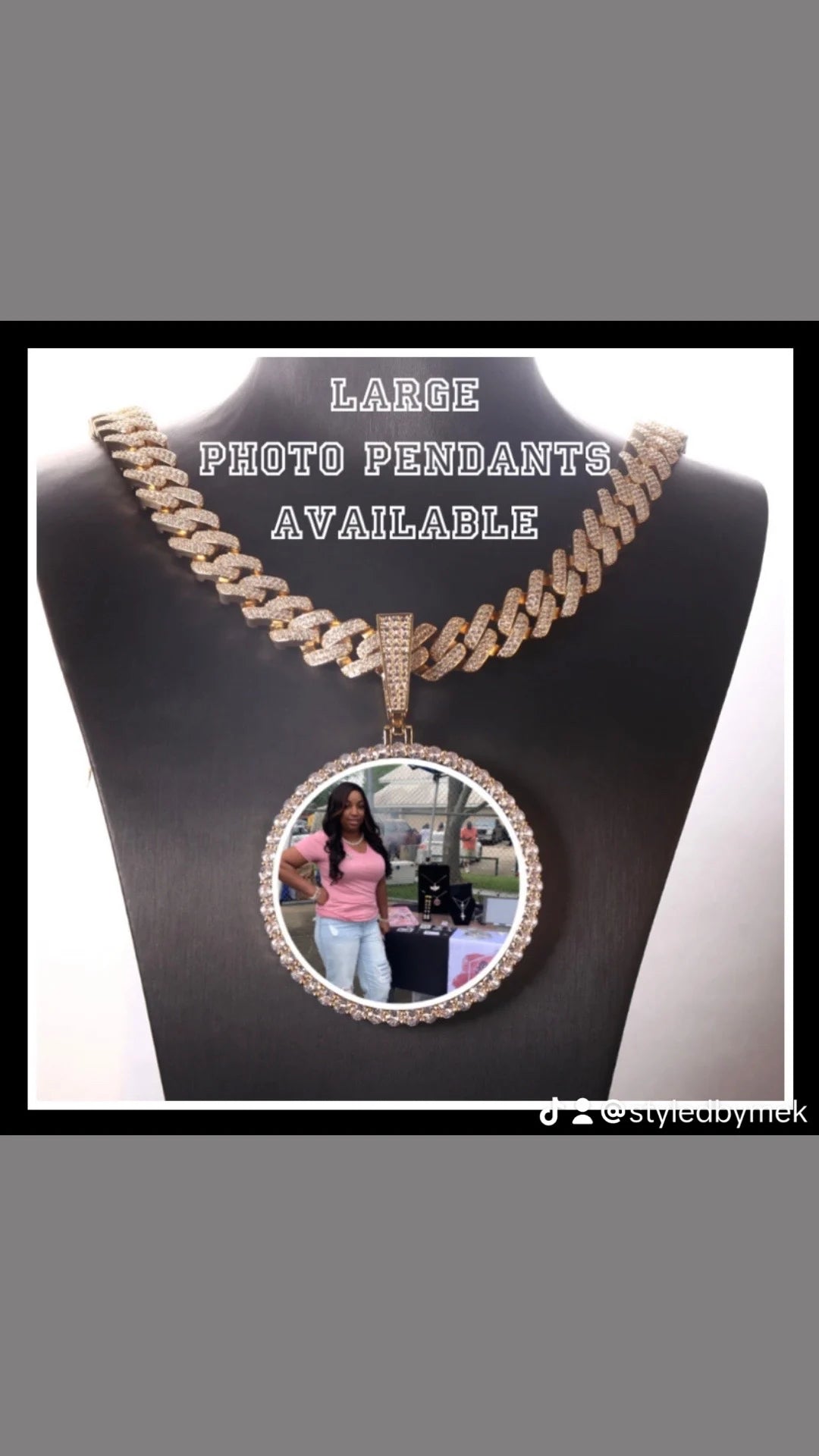 Large Photo Pendant